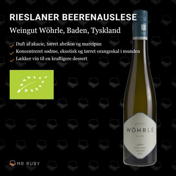 2017 Rieslaner Beerenauslese, Weingut Wöhrle, Baden, Tyskland